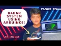 RADAR SYSTEM USING ARDUINO UNO ULTRASONIC SENSOR Arduino Projects Techie Siddh