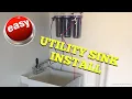 Installing Utility Sink my first time