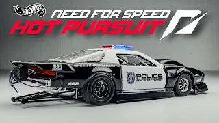 Pontiac Firebird Drag with NFS Hot Pursuit SCPD Livery Hot Wheels Custom