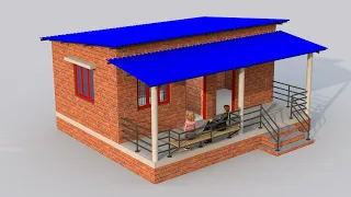 Dream 1BHK Tin Shed House: Budget-Friendly & Beautiful Design (2025) | tin sheet home design hindi