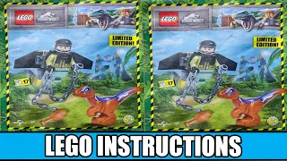 LEGO Instructions - Jurassic World Magazine - 122332 - Jetpack-Ranger & Raptor