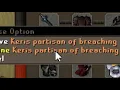 KERIS PARTISAN OF BREACHING VS KQ