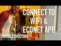Connect Rheem Hybrid Water Heater to WIFI and ECONET APP Troubleshooting steps