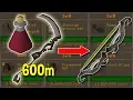 Flipping the Scythe for the First Time I m Scared Flipping 1gp to Twisted Bow OSRS