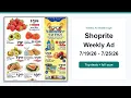 Shoprite Weekly Ad 26 - 26 Top 10 Deals
