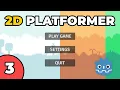 The Ultimate 2D Platformer Tutorial in Godot - Main Menu and Level Manager
