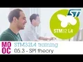 STM32L4 training 05 3 Communication peripherals - Serial peripheral interface SPI theory