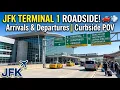 JFK Airport Terminal 1 T1 Roadside Guide Airline Terminal Map