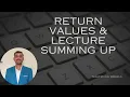Mastering Python Functions Understanding Return Values and Summation Beginner s Guide - Lecture 1