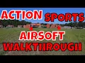 Action Sports Airsoft Field Walkthrough HUGE MIDWEST AIRSOFT COURSE