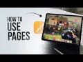 How to Use Pages on iPad tutorial