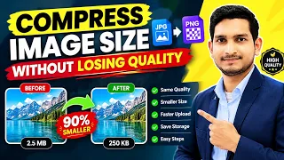 How to Compress Images Without Losing Quality 😱 | Reduce Image Size by 90%