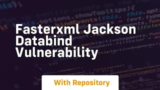 fasterxml jackson databind vulnerability