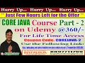 CORE JAVA Course Part - 2 on Udemy 360 -
