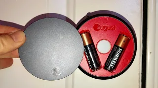 AUGUST SMART LOCK BATTERY REPLACEMENT BATTERY - EASY