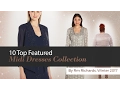 10 Top Featured Midi Dresses Collection By Rm Richards Winter 2017