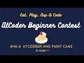 AtCoder Beginner Contest 046 A - AtCoDeer and Paint Cans in Ruby