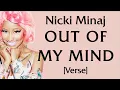 Download Lagu Nicki Minaj - Out of My Mind [Verse - Lyrics] whats your name bob so theycallingyoubob? tiktok