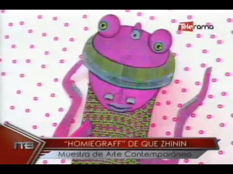 Homiegraff de que Zhinin muestra de arte contemporáneo