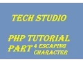 Php Part 4 Escaping Characters