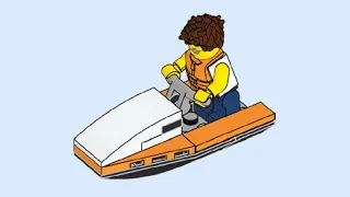 LEGO 952008 Instructions | City | Jet-ski | Magazine Gift