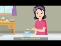 Dissolving salt in water Science Created by BEST ANIMATION STUDIOS