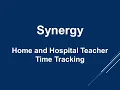 Synergy - Home and Hospital Time Tracking