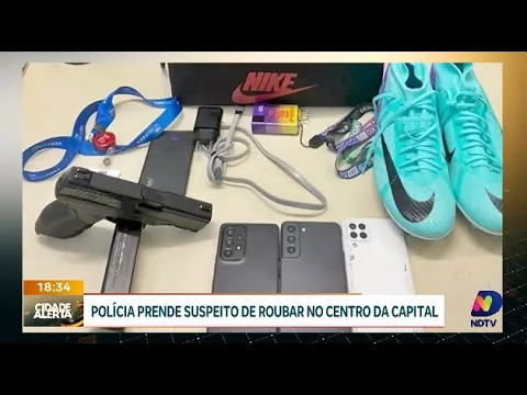 Suspeito de roubo no Centro de Florianópolis é detido em operação da PM