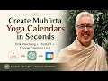 Tracking Vedic Astrology Muhurta Yogas from Drik Panchang in your Google Calendar ChatGPT Workflow