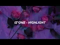 Download Lagu IZ*ONE (아이즈원) - 'Highlight' Easy Lyrics