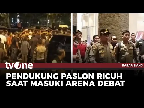 Debat Pilkada Pertama di Sumsel Diwarnai Kericuhan