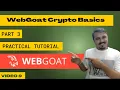 webgoat crypto basics lesson 8 webgoat tutorial webgoat challenge solution Cyber World Hindi