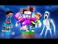 Minecraft ONE BLOCK with Every Horror Mod