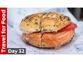 Salmon Bagel at Russ Daughters and Amazing Tacos at Los Tacos No 1 in NYC