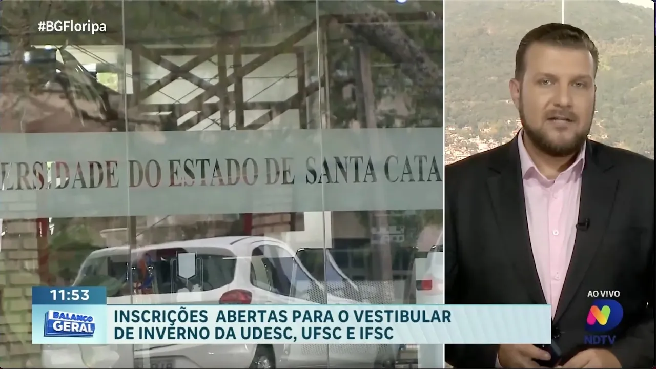 Vestibulares de inverno: inscrições disponíveis para UDESC, UFSC e IFSC