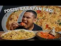 Download Lagu Porsi sarapan pagi!! Mukbang nasi \u0026 Telor tomat plus sambal terasi ikan tengiri #mukbang #food 