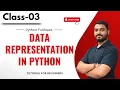 Python Fullstack Class 03 Data Representation in Python Python Tutorial for Beginners