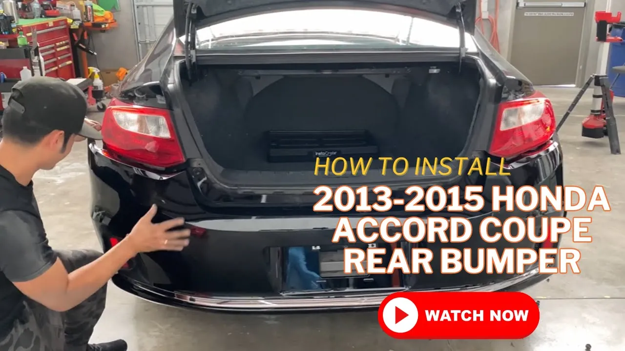 2013-2015 Honda Accord : Rear Bumper Painted (Coupe/Sedan)