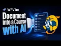 Turn a Document into a Course with AI LifterLMS WordPress