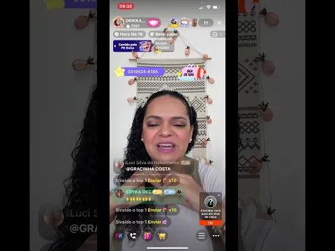 Mais uma live top link na bio