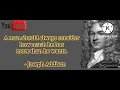 Joseph Addison best Quotes
