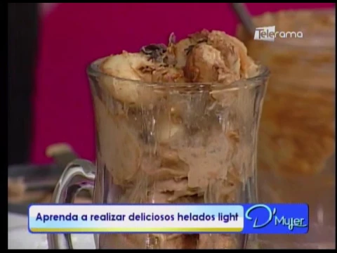 Aprenda a realizar deliciosos helados light