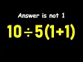Most People Get This Simple Math Question Wrong!
