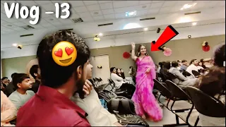 Presentation ke sath Seniors ki farewell party me maje 😍 | vlog-13 | college masti