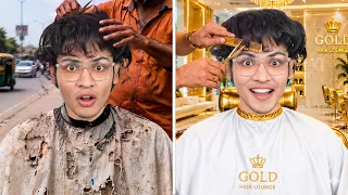 Cheapest vs Most Expensive Salon !