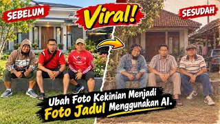 Viral! Foto Masa Kini Disulap Jadi Foto Jadul Tahun 1980-an