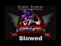 Download Lagu Friday Night Funkin' - Triple Trouble Instrumental (Slowed) / Vs Sonic.exe 2.0 Mod
