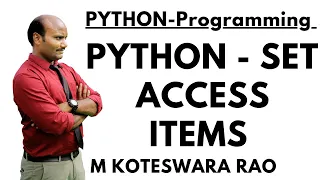 40 Python Set Access Items