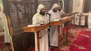 المدائح العربى التى تقال فى رفع بخور باكر  عيد الميلاد المجيد من الدير المحرق دندنها