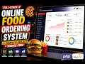 Online Food Ordering Management System using PHP and MySQL Complete Project with Source Code